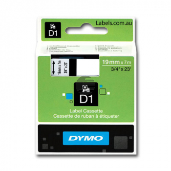 Dymo Schriftbandkassette weiß/schwarz (S0720910, 45811)