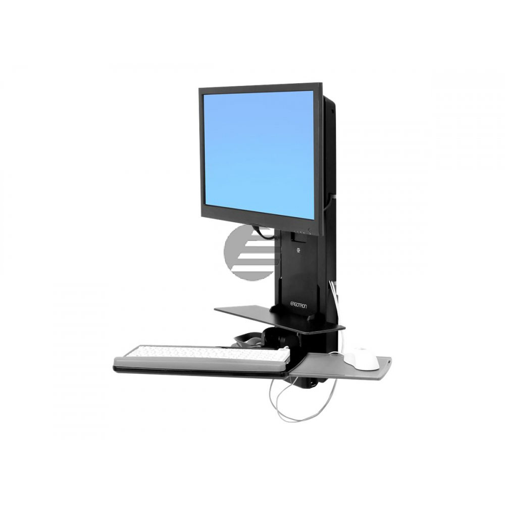 61-080-085 / PATIENT ROOM, VL18 STS WM, ERGOTRON BLACK