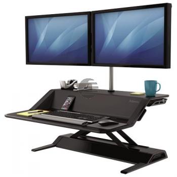 Fellowes Schreibtisch Sitz-Steh Workstation schwarz (0007901)