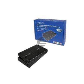 LogiLink Festplattengehäuse 3,5 Zoll S-ATA USB 3.0 Alu