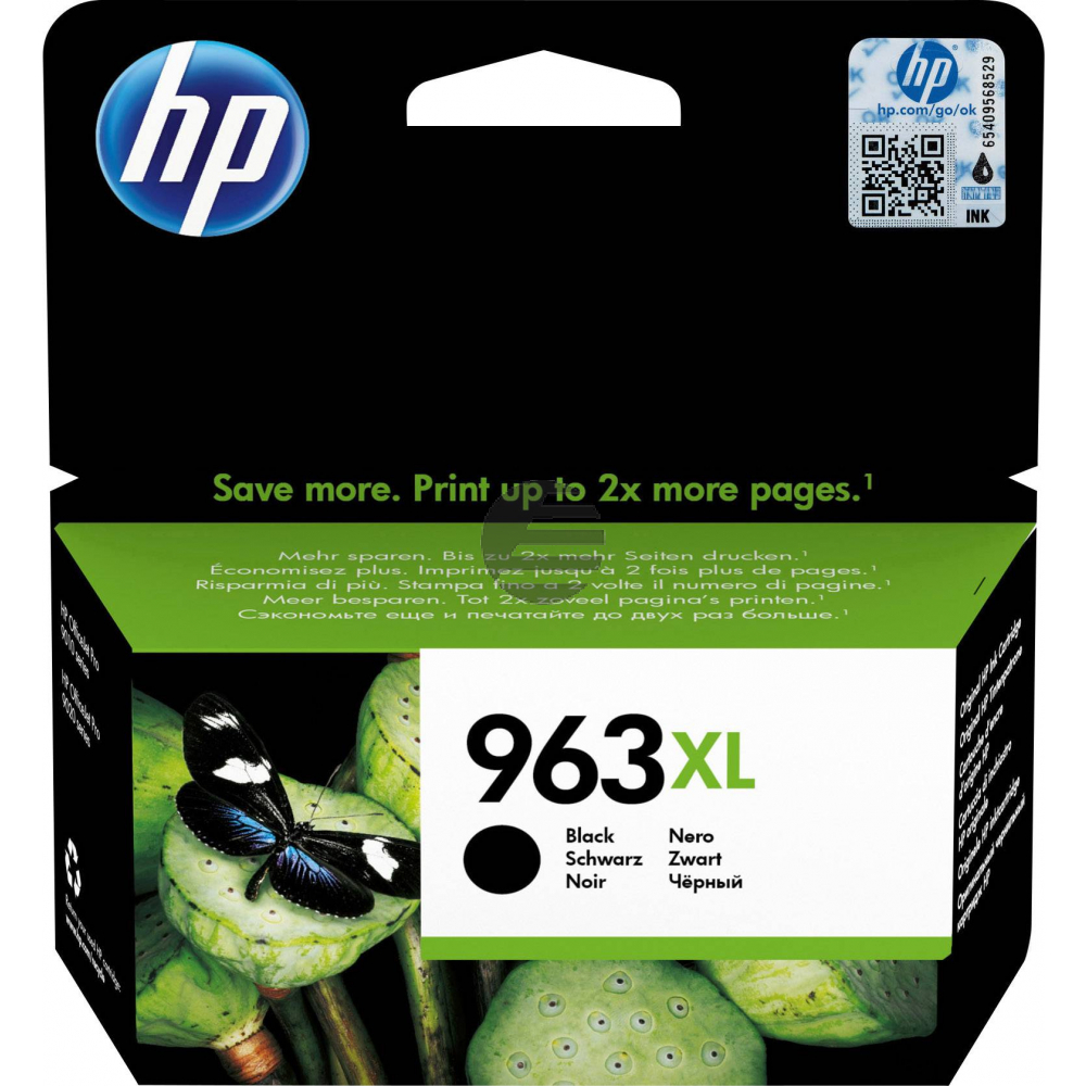 HP Tintenpatrone schwarz HC (3JA30AE#BGX, 963XL)