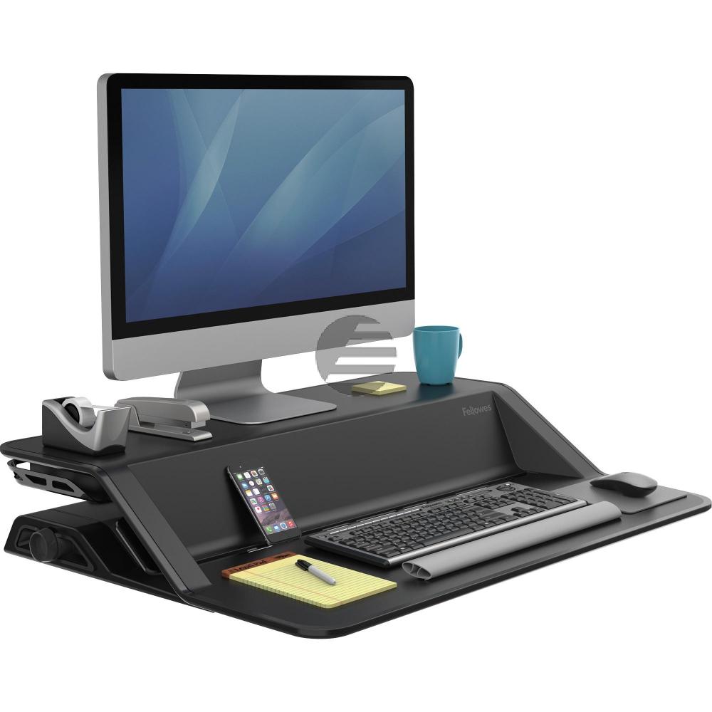 Fellowes Schreibtisch Sitz-Steh Workstation schwarz (0007901)